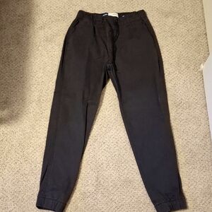 Dark Blue Modern Joggers
